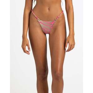 Beach Bunny Swimwear Linked To You Skimpy Bottom - Tiger Tan Popstar Size LGTige